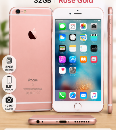 Apple iPhone 6s Plus 32GB Unlocked Smartphone 5.5" Display iOS 15.8 Tested Fully Functional
