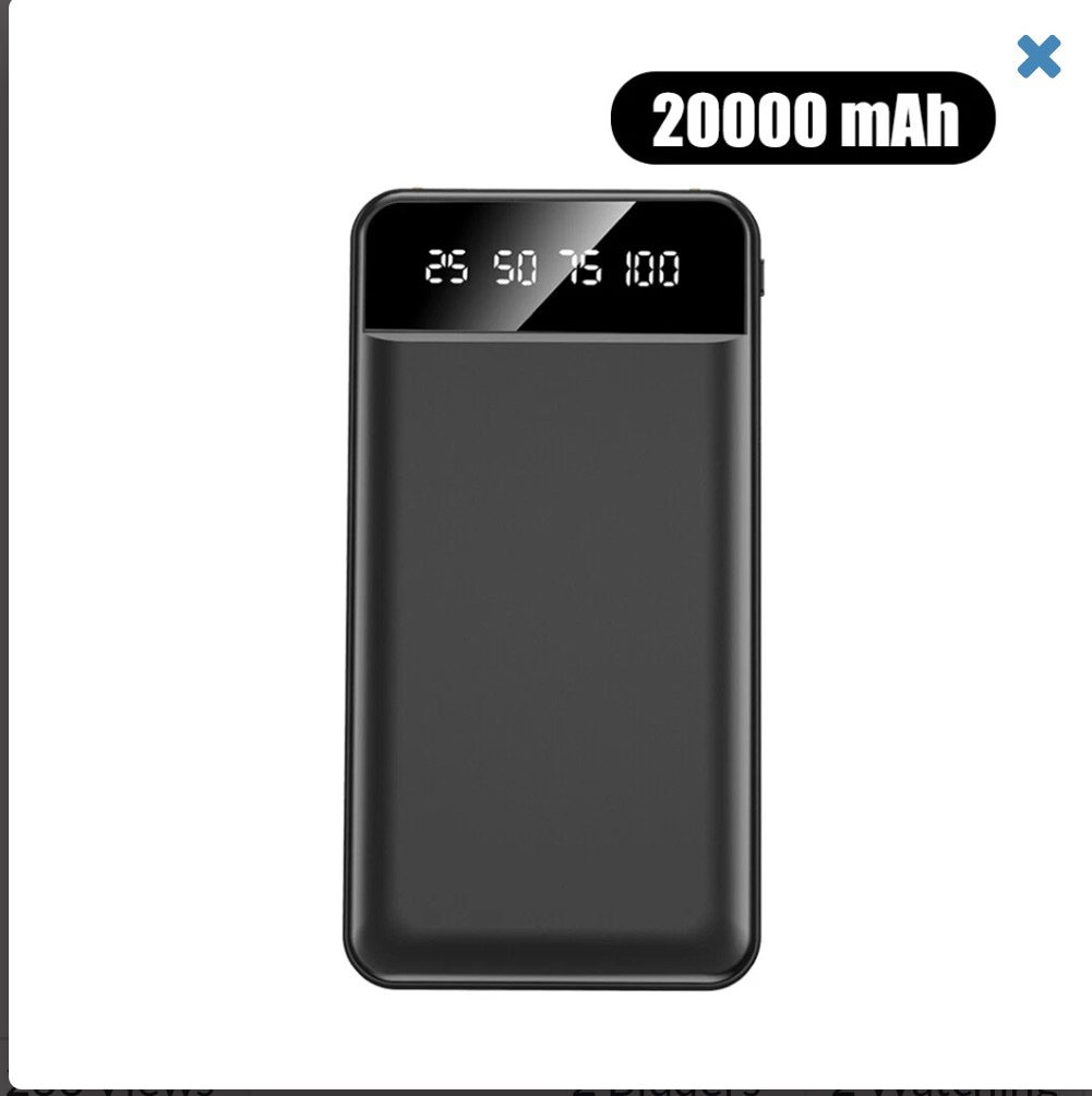 Brand New 5 Pack 20,000mAh Portable Power Bank Bundle – Dual USB LED Display Chargers - Image 2