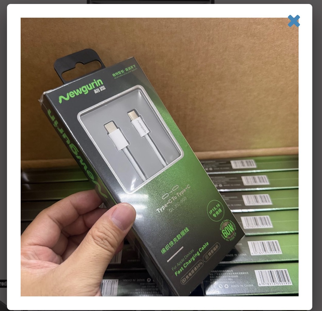Brand New 60W USB-C to USB-C Fast Charging Cable – Braided USB-C Charging Cord for Phones, Tablets & Laptops - Image 2