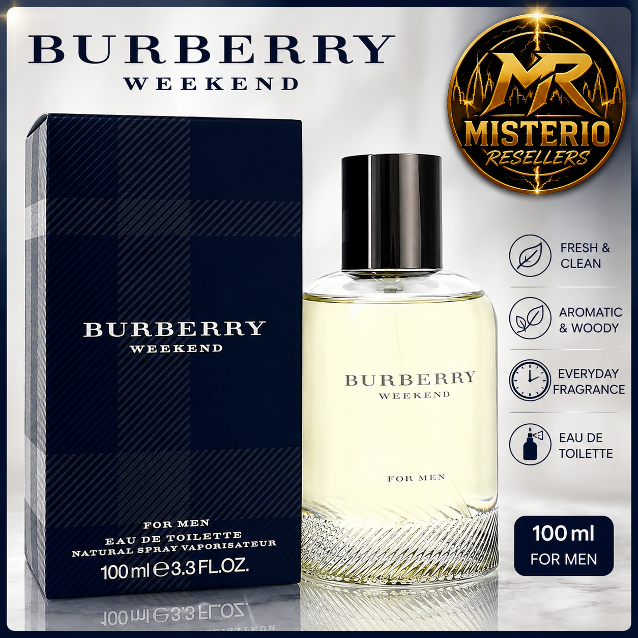 Burberry Weekend for Men Eau de Toilette 100ml 3.3oz