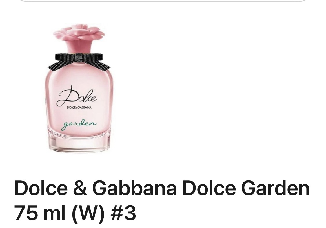 Dolce & Gabbana Dolce Garden Eau de Parfum 75ml Women’s Floral Perfume - Image 4