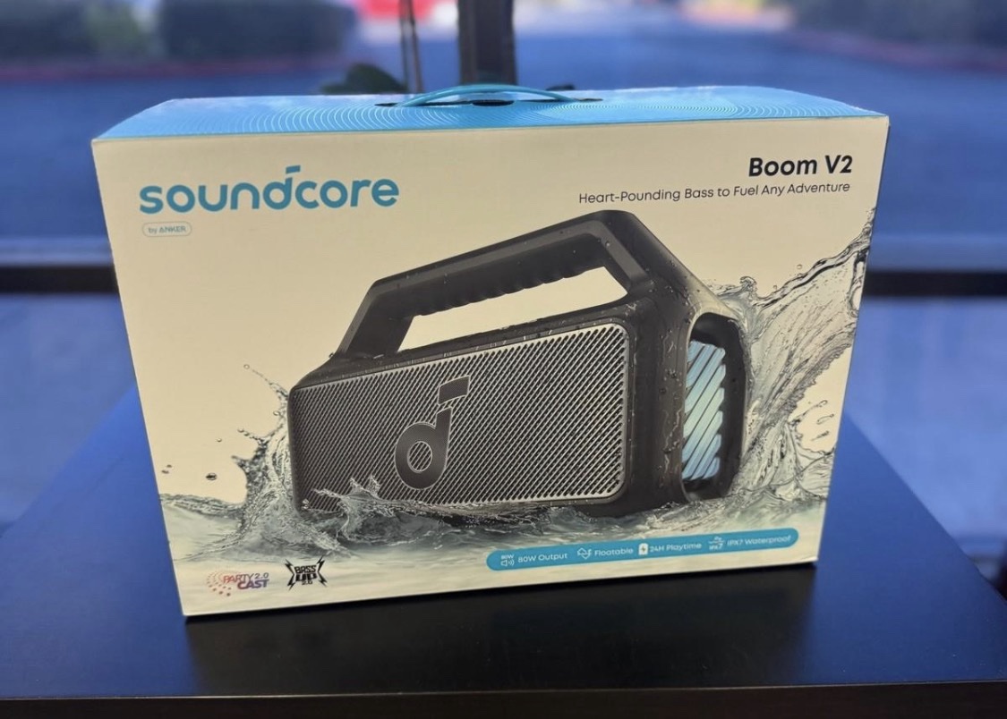 Soundcore Boom V2 Portable Bluetooth Speaker Waterproof Open Box! - Image 3
