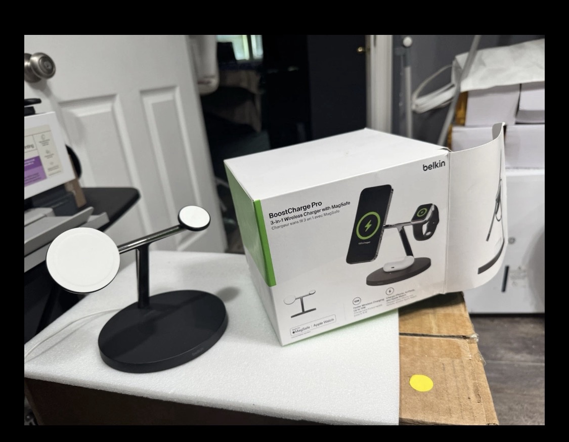 Belkin BoostCharge Pro 3-in-1 MagSafe Wireless Charger 4 iPhone, Watch & AirPod - Image 5