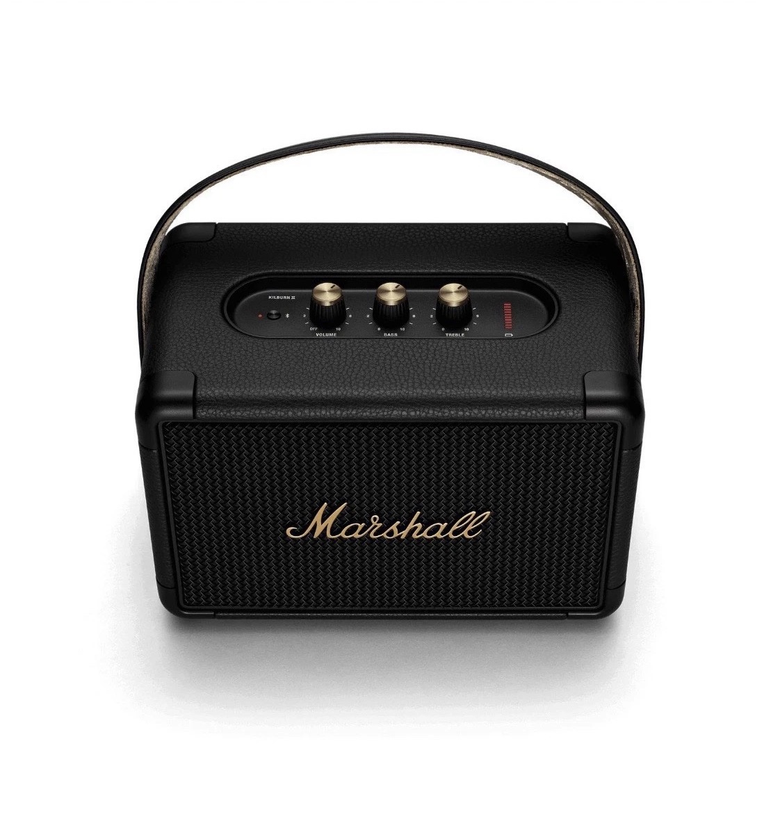 Marshall Kilburn II 2 Wireless Portable Bluetooth Speaker 20+HR, Black and Brass - Image 4